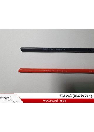 Кабель силіконовий м'який 10AWG Кабель силіконовий м'який 10AWG