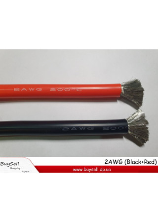 Кабель силіконовий 2AWG