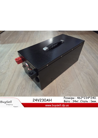 Акумулятор 24V 230Ah lifepo4 5,8 кВт·ч Акумулятор 24V 230Ah lifepo4 5,8 кВт·ч